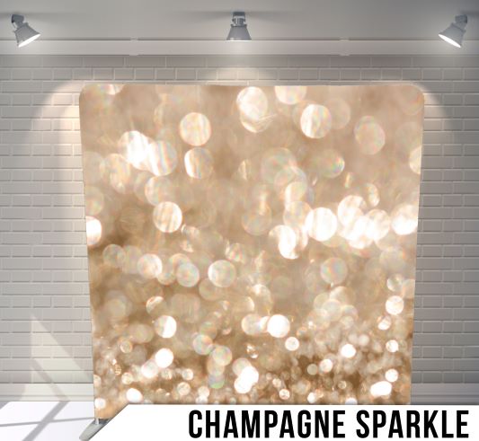 champagne sparkle backdrop for photo booth