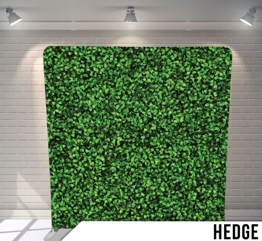 hedge backdrop for photo booth